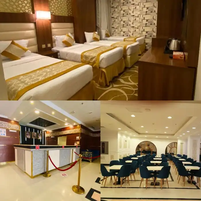 Al Hayat Plus Hotel Kamar Lobi Restoran Madinah