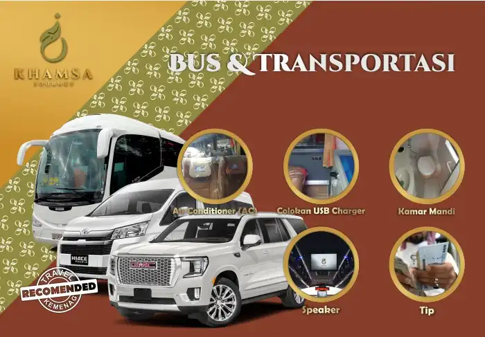 Bus Trasportasi Jamaah Umroh